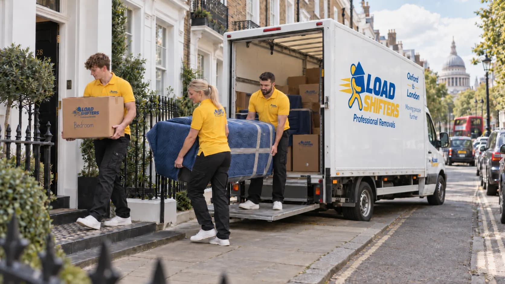 Oxford to London route planning for removals
