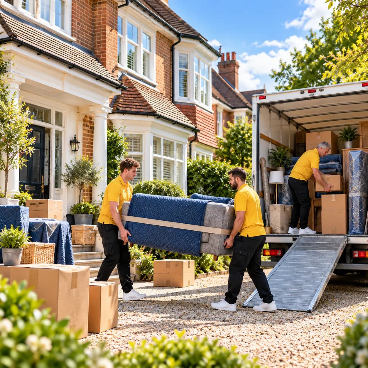 Loadshifters moving team for Oxford to London removals