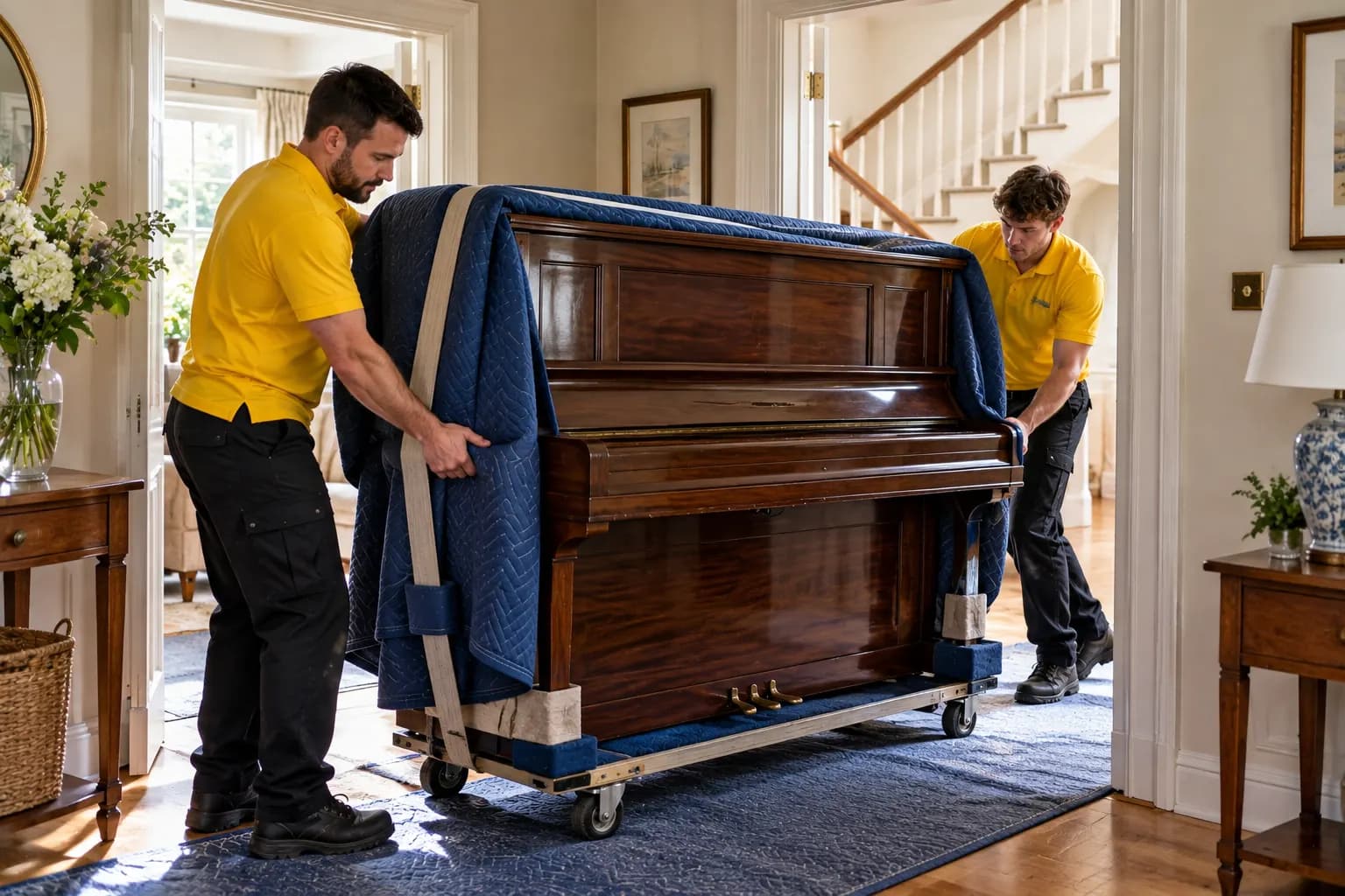 Loadshifters team handling a specialist move