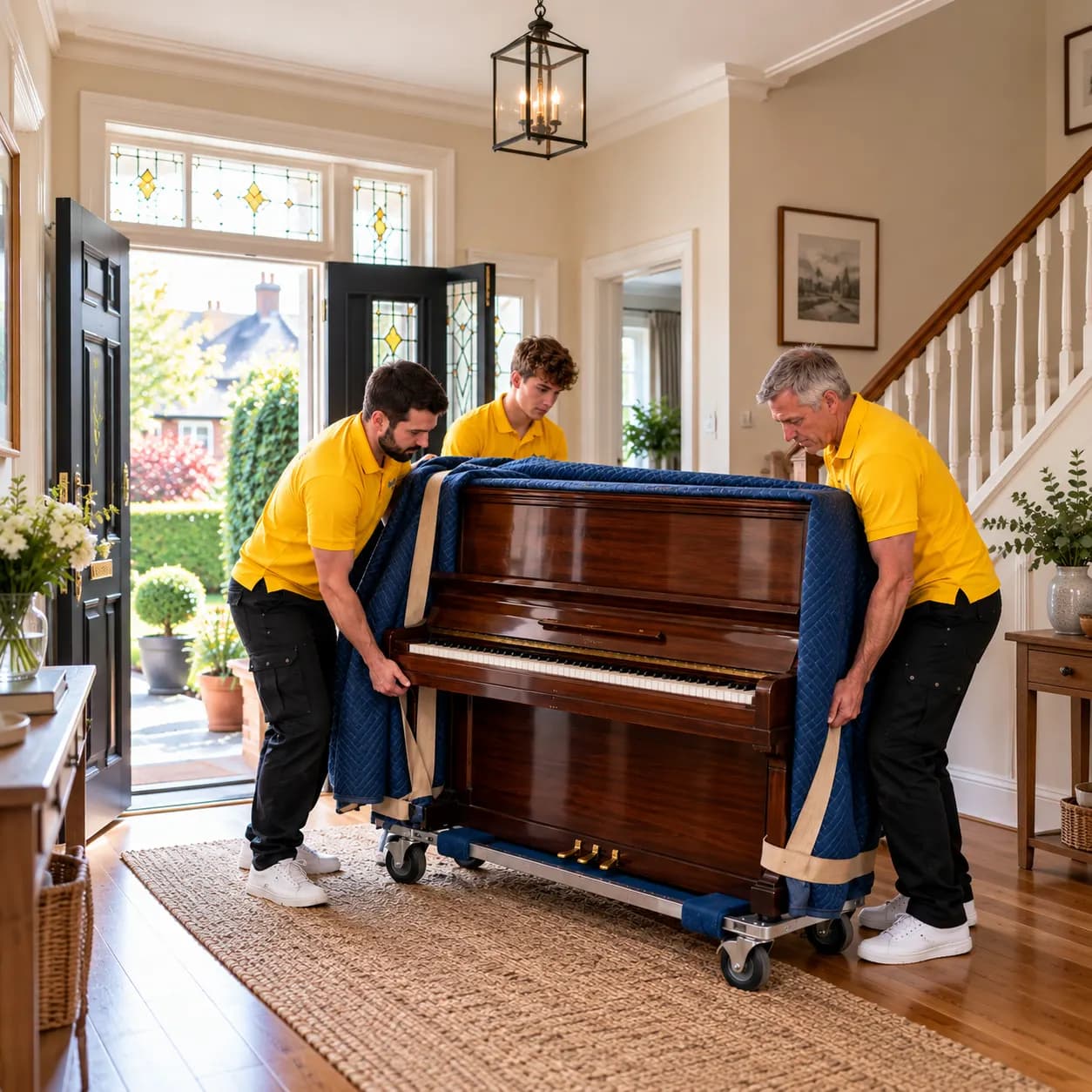 Loadshifters team providing specialist moving services