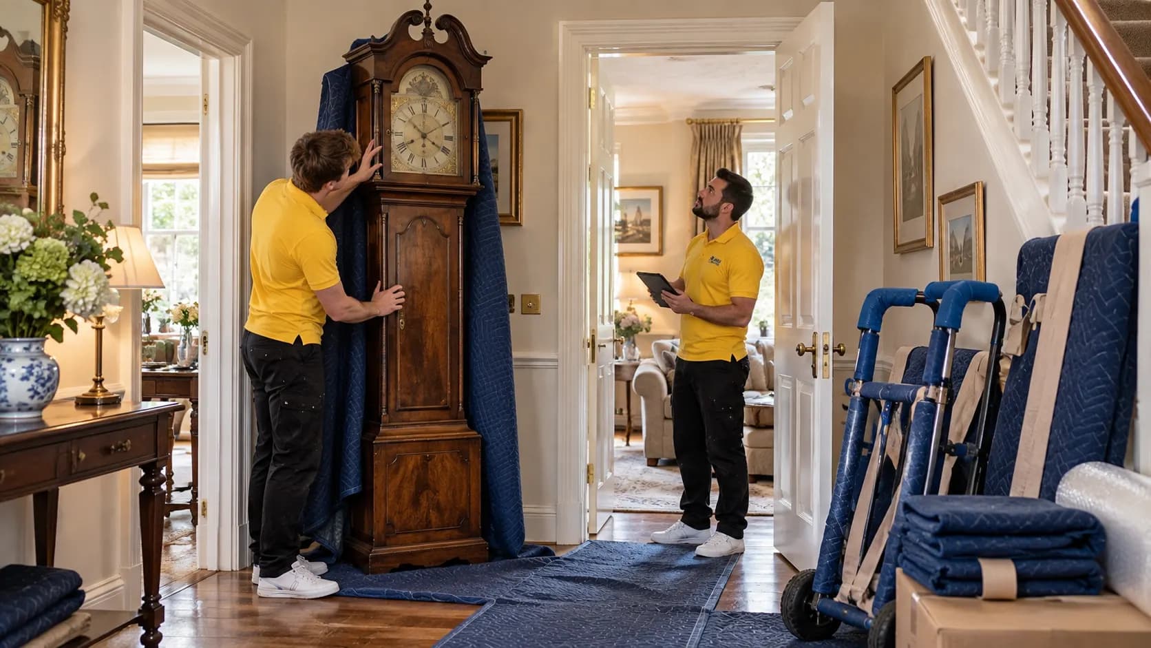Loadshifters team handling a specialist move