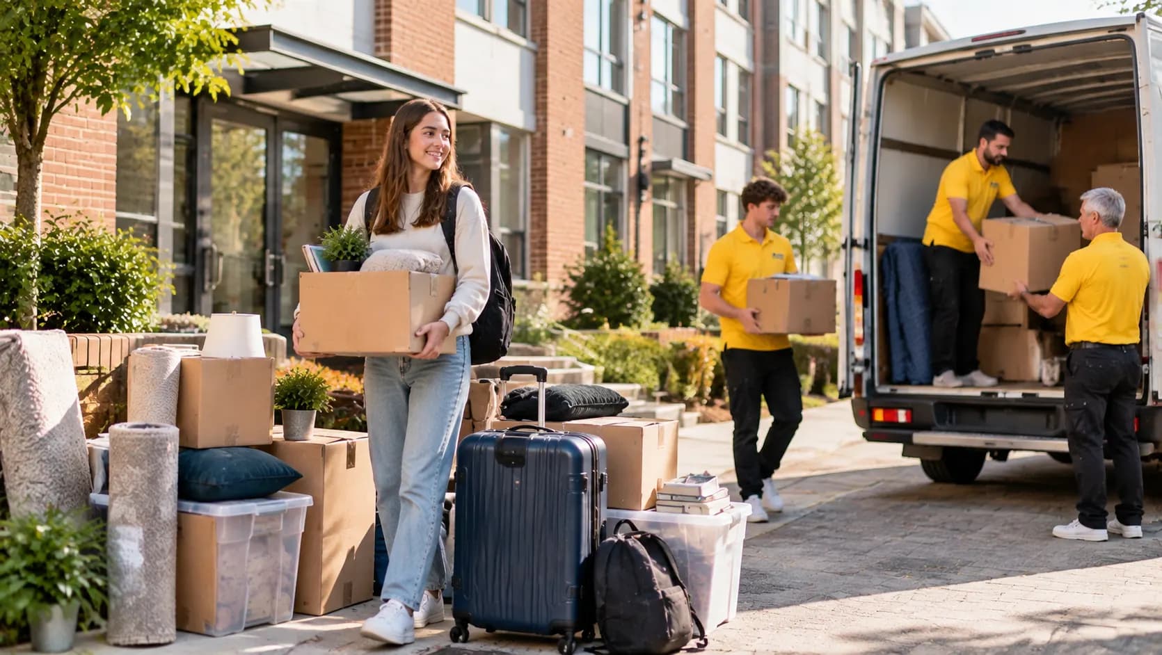 Loadshifters team providing student moving services