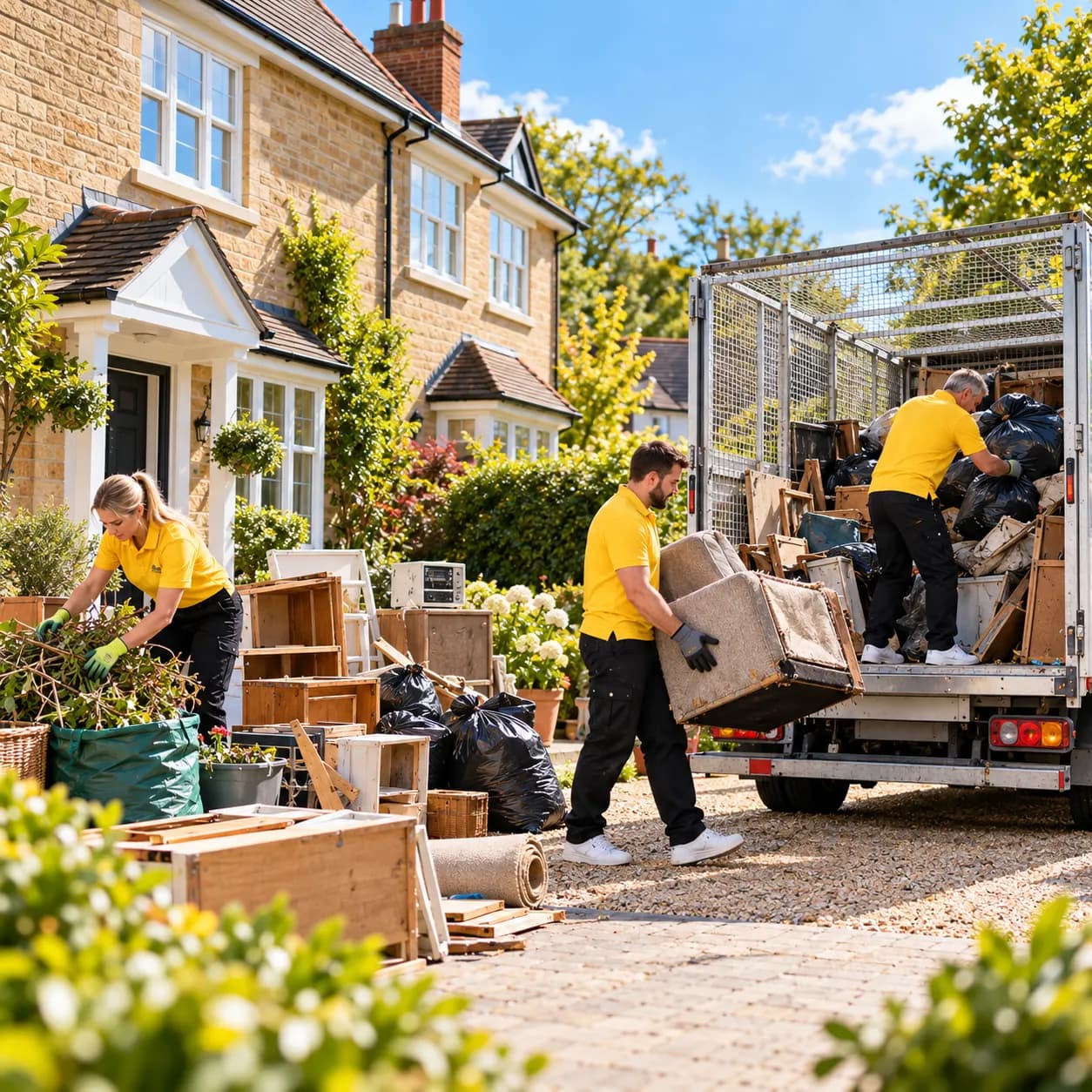Loadshifters waste clearance and disposal team